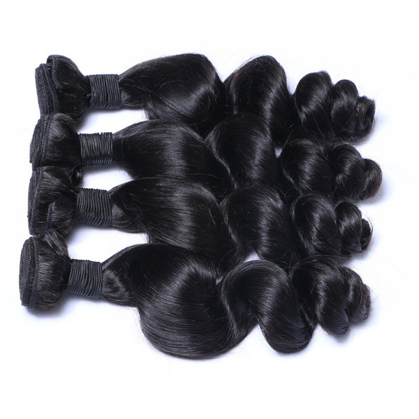 Indian virgin cuticle hair cheap loose wave 18 inch hair extensions YJ205